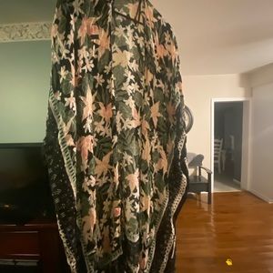 American eagle floral kimono